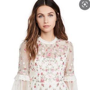 New Needle&Thread BUTTERFLY MEADOW DRESS Size US8 UK 12